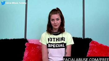Play Pretty girl has her tonsils fucked