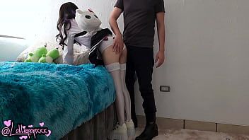 Play Little student girl being spanked on her beautiful ass and cumming inside her to make her mine