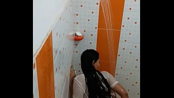 Play MY TAKES A BATH AND CATCHES ME RECORDING HER THEN WE FUCK