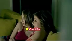 Play Horror Movie Night Turns into Threesome with Ghost Boy & Teen Friend