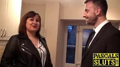 Play Stocking-Clad BBW Laura Louise Gets Big Dick BJ & Cumshot