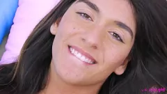 Play Brunette Teen Lesbian Aubry Babcock's Steamy Photoshoot