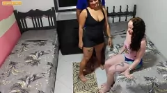 BBW Lesbian Pornstar Lorrany Exotica Teaches New Girl Anal