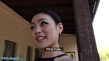 Play Public Agent Japanese beauty Rae Lil Black fucks for cash