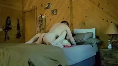 Play Cum-Filled Brunette's Tight Pussy Pounded